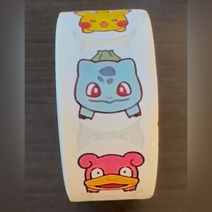 Pokémon Stickers | 500pcs roll | 6 rolls